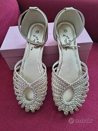 Sandali eleganti dorati  misura 40