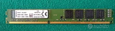 RAM da 8 GB Kingston DDR3L