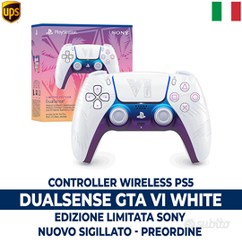 Sony DualSense PS5 GTA VI Limited Edition Bianco
