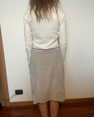 Gonna Midi a costine Benetton