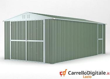 Box garage auto in Acciaio 327x611 19mq verde