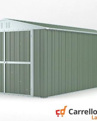 Box garage auto in Acciaio 327x611 19mq verde