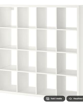 Scaffali Libreria Ikea 147x147 cm + 4 cassetti