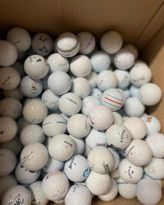 Palline da golf usate