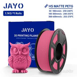 Filamento JAYO PETG HS Matte Rosa 1.1kg