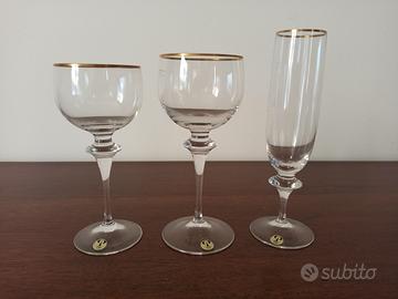 Servizio bicchieri cristallo Peill Germany