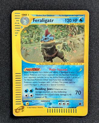 Carta Pokémon Feraligatr Holo - Expedition 12/165