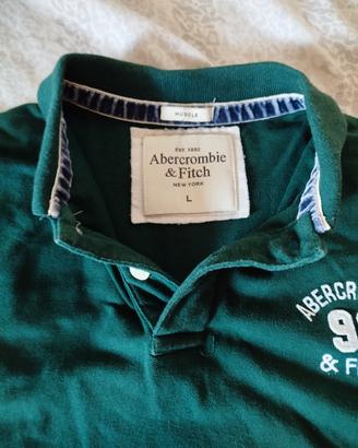 POLO ABERCROMBIE AND FICHT VERDE TAGLIA L