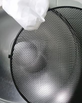 Beauty Dish Argento 55 cm