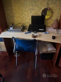 Scrivania piu sedia x cameretta