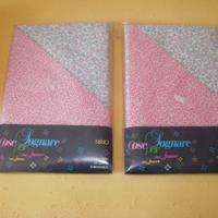 2 Set Letto singolo, una piazza. 100% cotone NUOVI