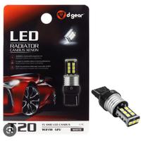 coppia lampadine led T20 bianche d gear