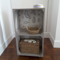 Mobile con ruote stile "shabby chic"