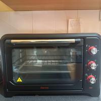 Girmi forno elettrico ventilato rosso e nero