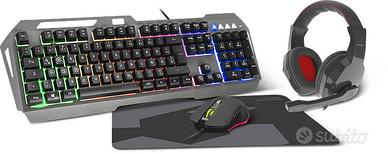 LUNERA 4-in-1 Illuminated Gaming Set