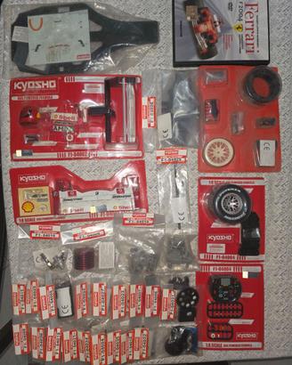 LOTTO KYOSHO FERRARI F2004 1:8 - Nuovi Blister 