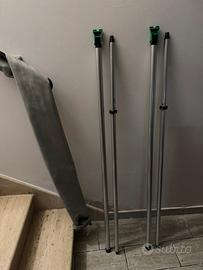2 Aste estensione tendalini Thule alluminio