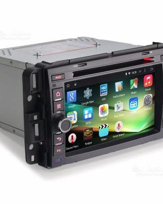 Autoradio navigatore hummer h2 android wifi DAB