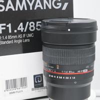 Samyang 85mm f/1.4 Manual Focus X Canon