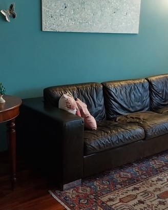 Divano Poltrona Frau 3 posti con pouf