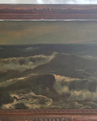 Quadro Giuseppe Castelli Mareggiata