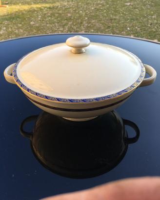 Zuppiera Rosenthal vintage bordo blu cobalto e oro