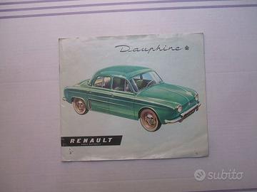 CATALOGO BROCHURE AUTO RENAULT DAUPHINE.