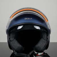 Casco SKA-P 1SH ZED Blu Satinato S Nuovo