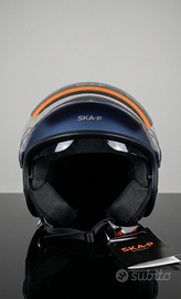 Casco SKA-P 1SH ZED Blu Satinato S Nuovo