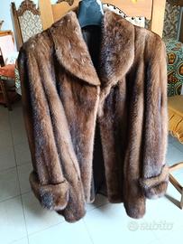 pelliccia di visone fatta a mano 