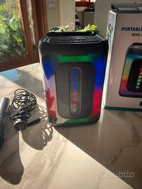 Macchina per Karaoke con 2 microfoni