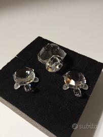 Swarovski piccola famigliola di tartarughe 