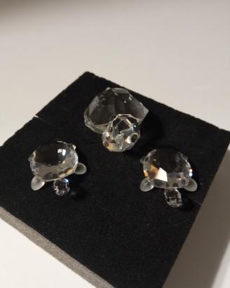 Swarovski piccola famigliola di tartarughe 