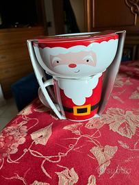 N. 2 tazze Babbo Natale, come da foto.
