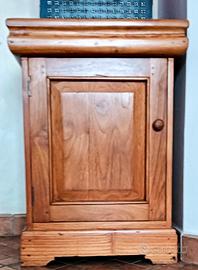 Comodino teak robusto 