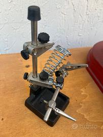 Supporto saldatura con base pesante e porta-stagno