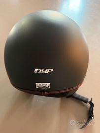 Casco demi-jet HP1.5COM Nero opaco HYP