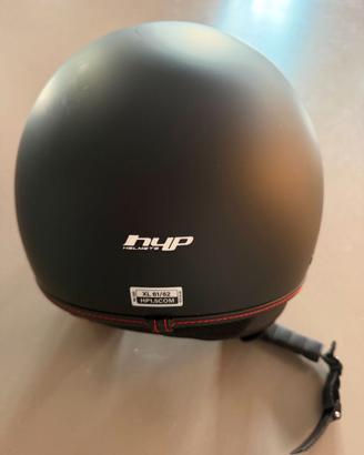Casco demi-jet HP1.5COM Nero opaco HYP