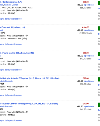 Vinili CD LP vintage e non