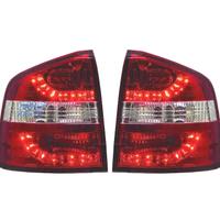 FANALI SKODA OCTAVIA KOMBI 05-13 LED ROSSO CROMATO