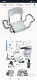 SEDILE PER VASCA CON SCHIENALE
