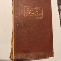 Manuale DELL' INGEGNERE  HOEPLI 1929