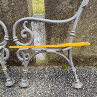 supporti in ghisa per panchina 