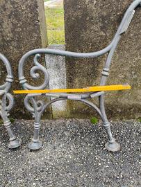 supporti in ghisa per panchina 