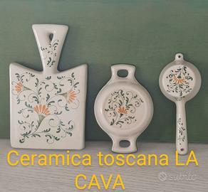 Oggetti x cucina in ceramica toscana LA CAVA 