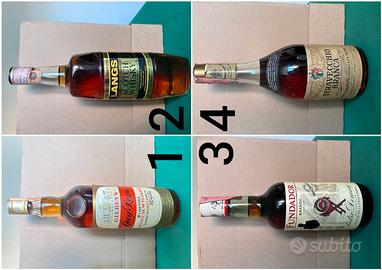 LOTTO DI WHISKY E LIQUORI VINTAGE