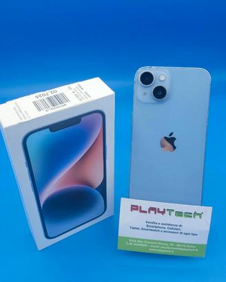 APPLE IPHONE 14 BLU 128GB BATTERIA 80% USATO