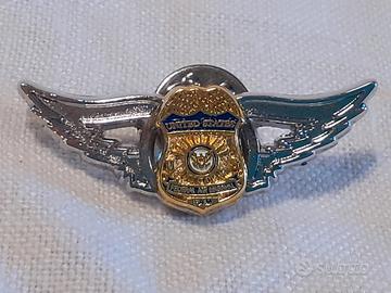 Spilla pin Federal Air Marshal USA polizia aerea