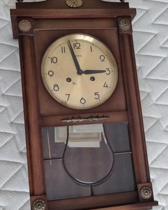 Orologio a Pendolo da Parete Vintage in Legno