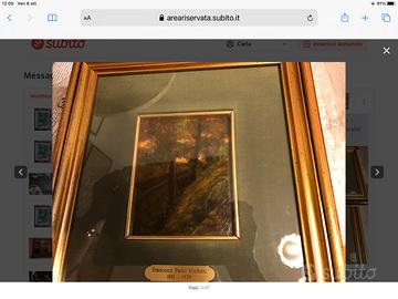 2 quadri,oli su tavola di Francesco Paolo Michetti